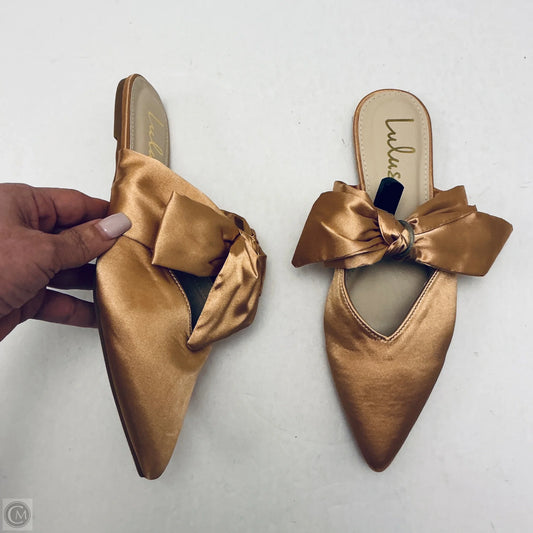 Shoes Flats By Lulus In Gold, Size: 8.5