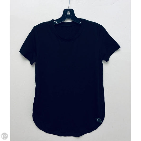 Athletic Top Short Sleeve By Halara In Black, Size: Xs