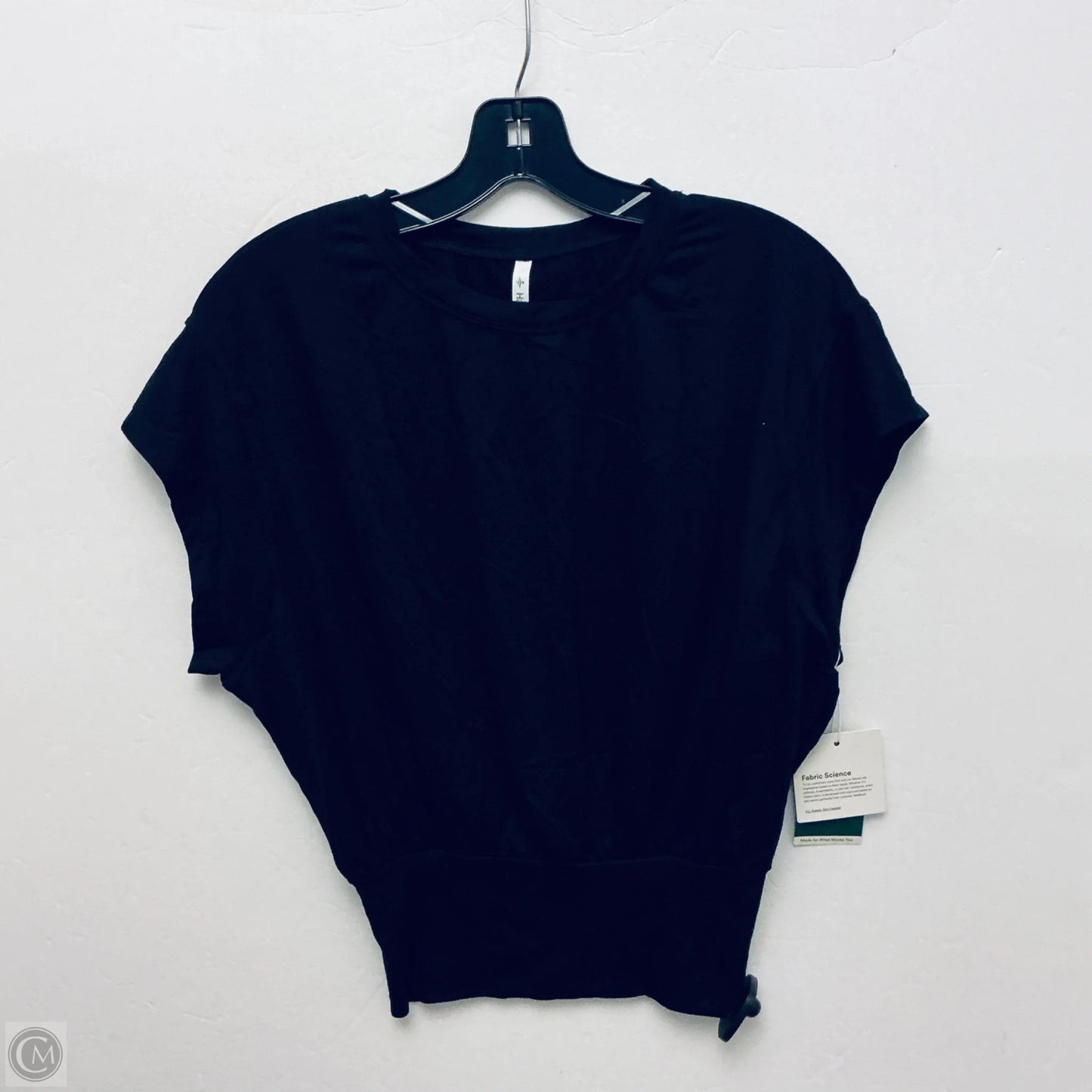 Athletic Top Short Sleeve By Halara In Black, Size: S