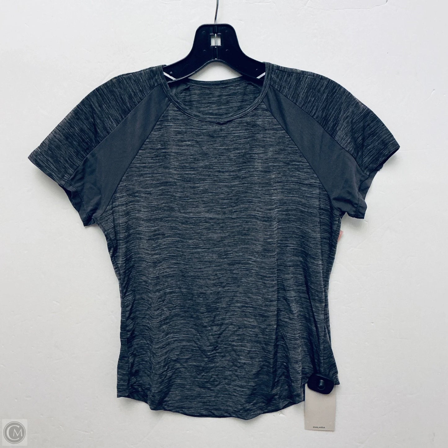 Athletic Top Short Sleeve By Halara In Grey, Size: Xs