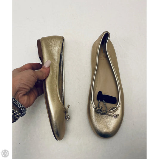 Shoes Flats By Sam Edelman In Gold, Size: 6