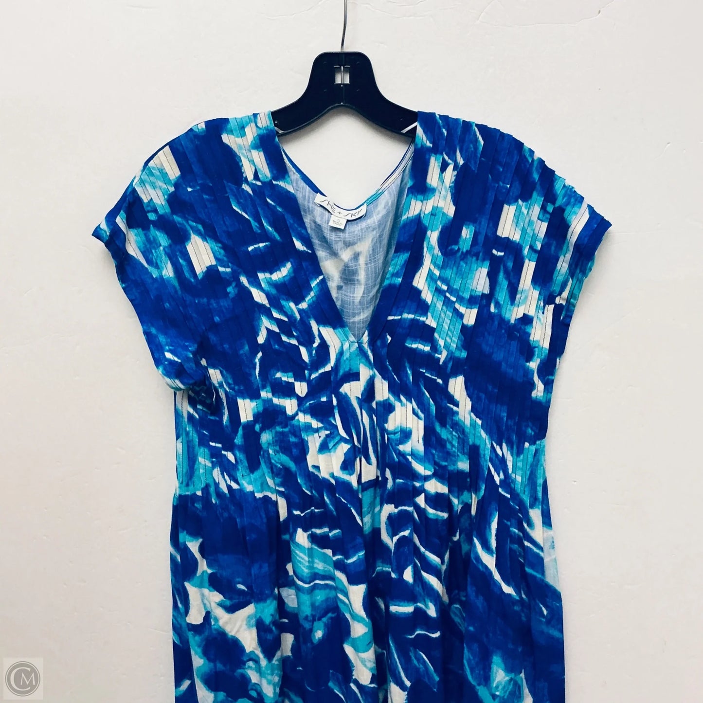 Dress Casual Maxi By She + Sky In Blue, Size: S