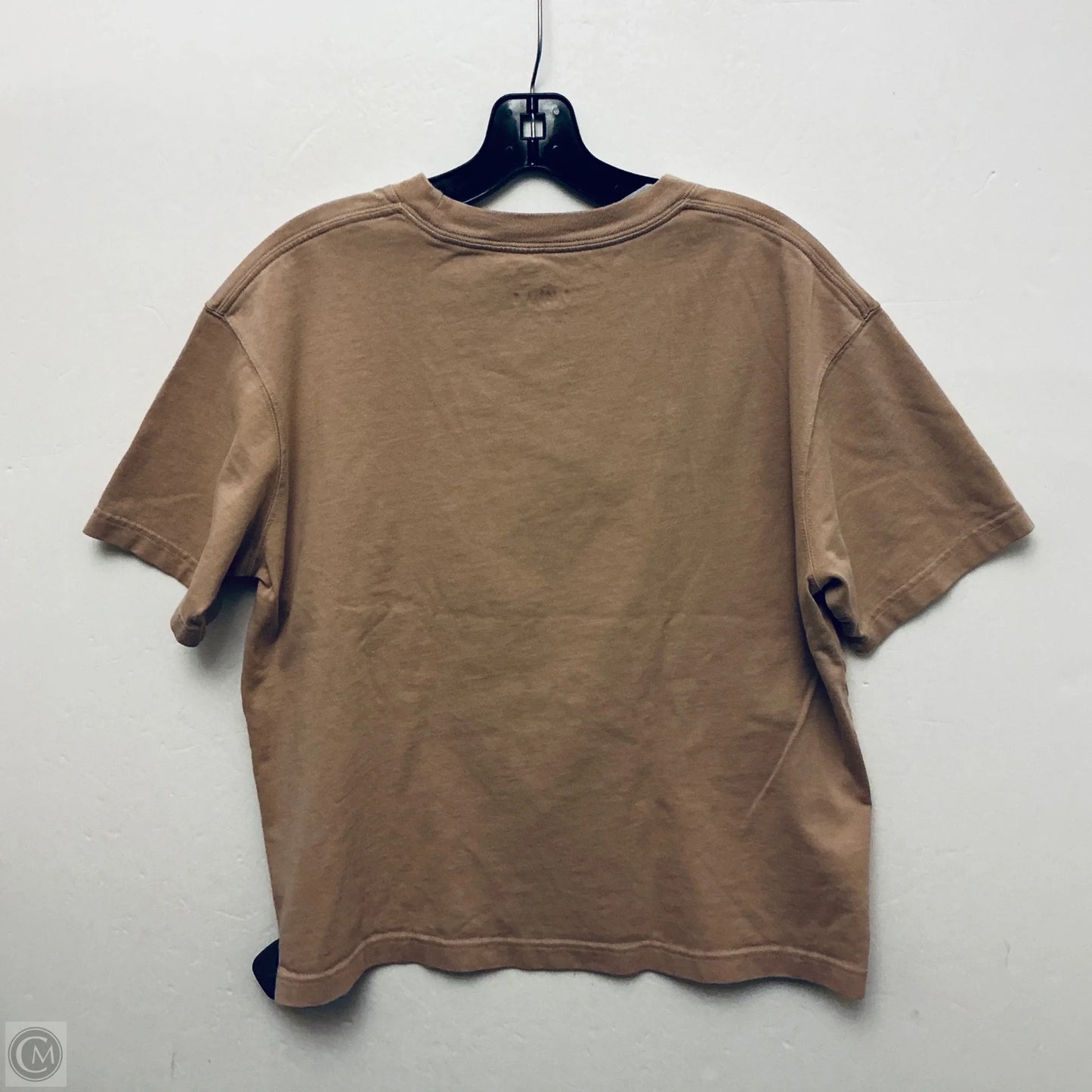 Top Short Sleeve Basic By Nike In Brown, Size: M
