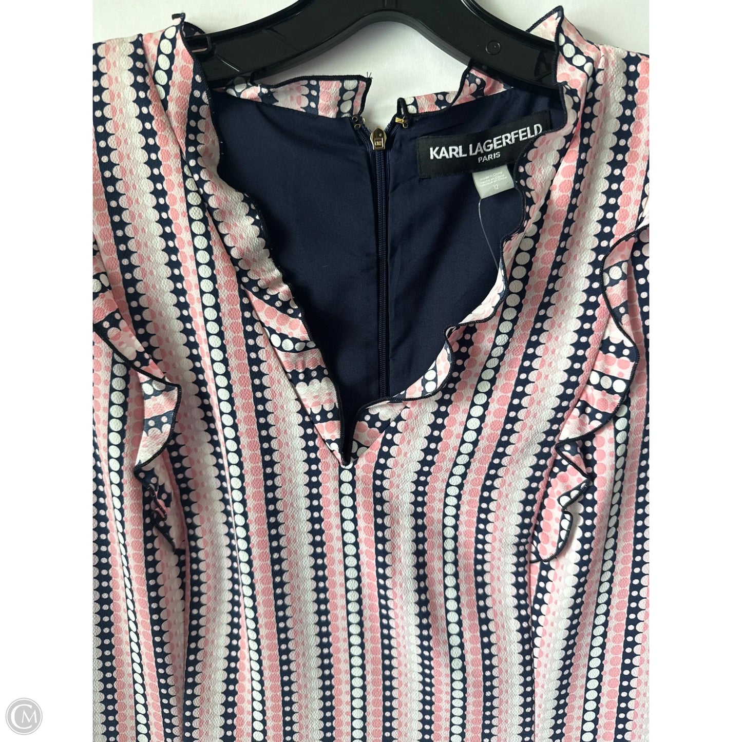 Dress Designer By Karl Lagerfeld In Pink, Size: 12