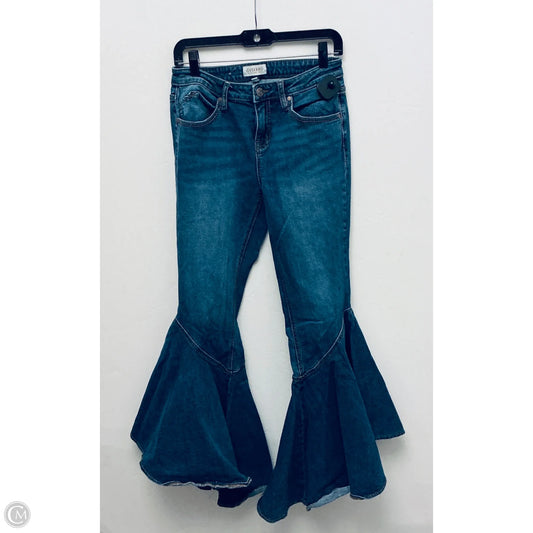 Jeans Flared By Shyanne In Blue Denim, Size: 8