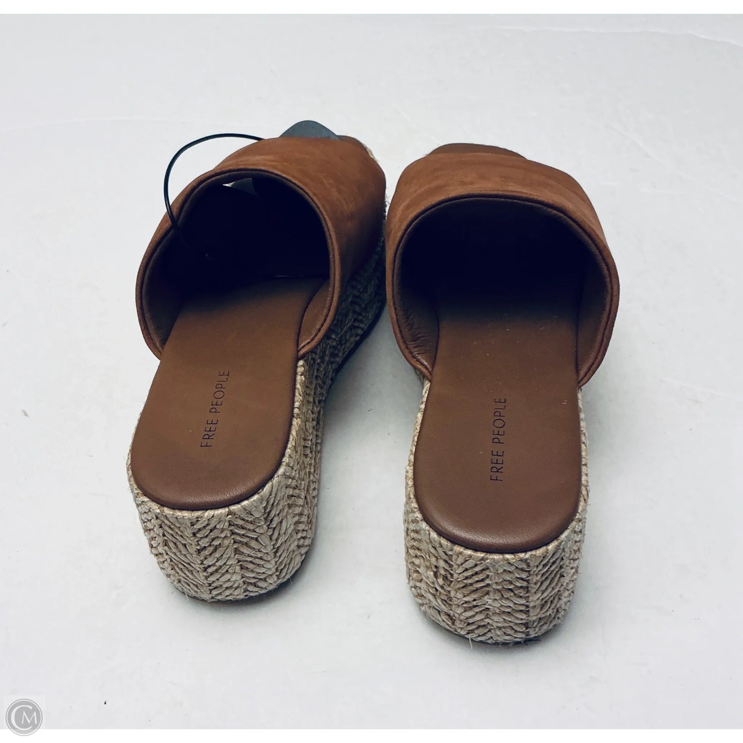 Sandals Heels Wedge By Free People In Brown, Size: 6