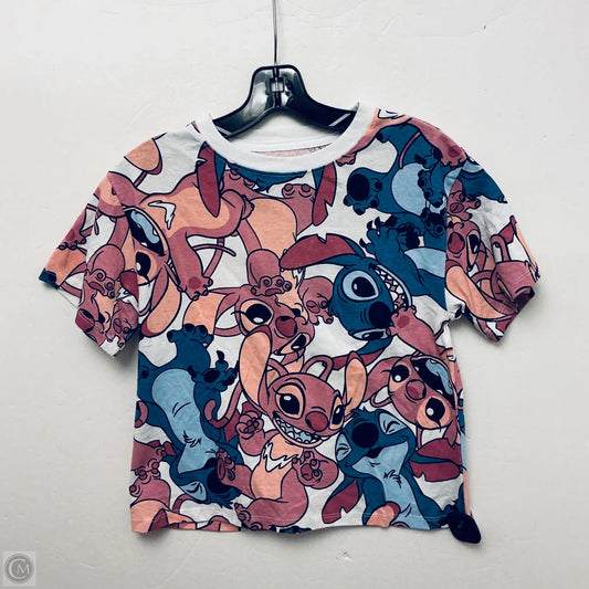 Top Short Sleeve By Disney In Multi-colored, Size: Xs