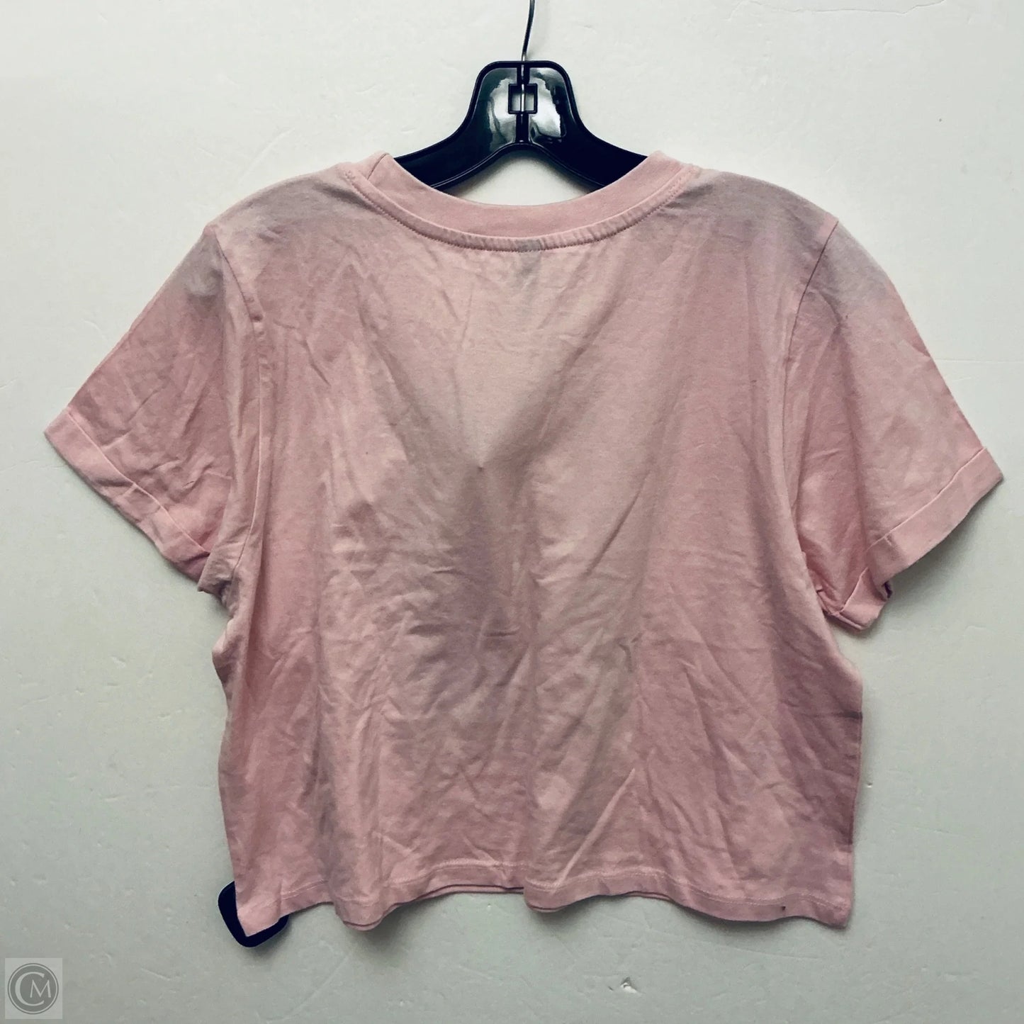 Top Short Sleeve By Cme In Pink, Size: S
