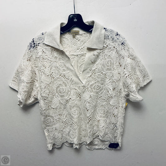 Top Short Sleeve Basic By Democracy In White, Size: S
