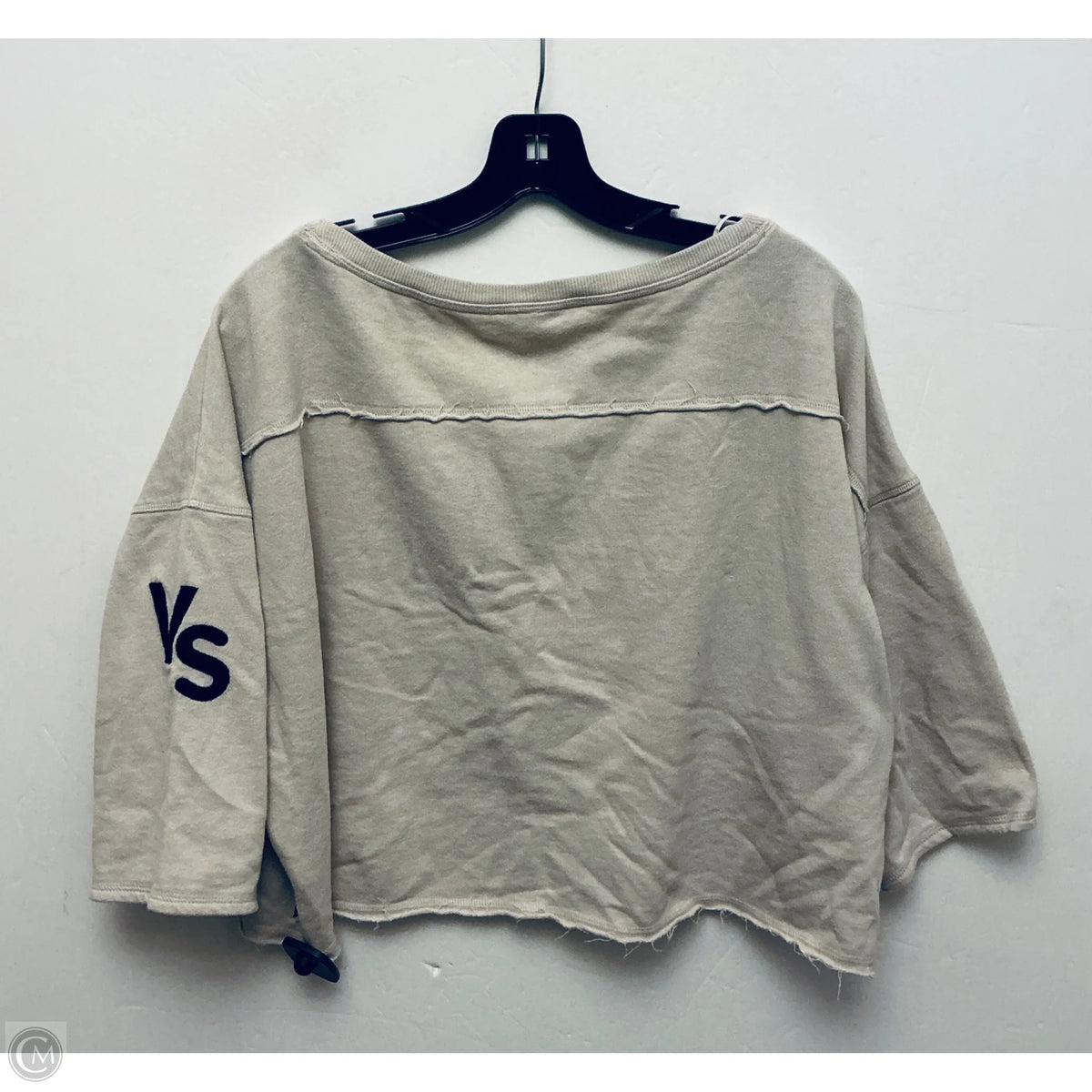 Top Long Sleeve Basic By Victorias Secret In Tan, Size: L
