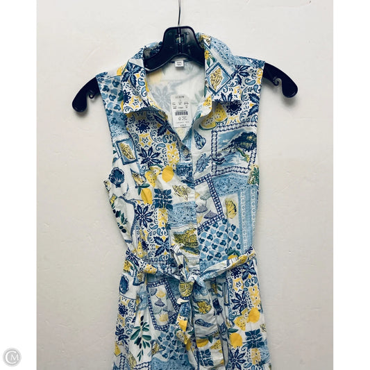 Dress Casual Maxi By J. Crew In Blue, Size: Xs