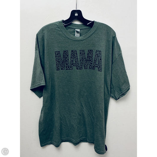 Top Short Sleeve Basic By Gildan In Green, Size: 2x