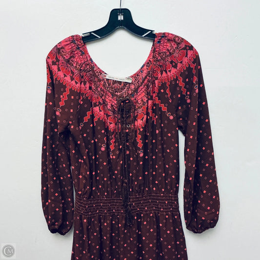 Dress Casual Maxi By Chelsea And Violet In Maroon, Size: L