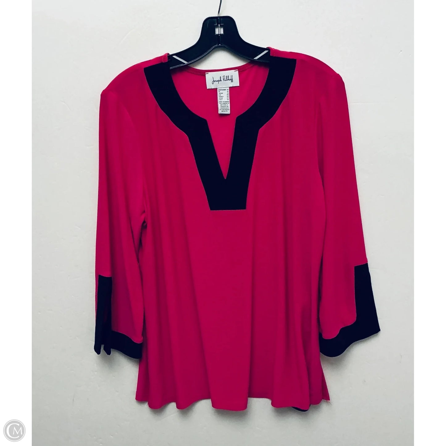 Top Long Sleeve Basic By Joseph Ribkoff In Pink, Size: M