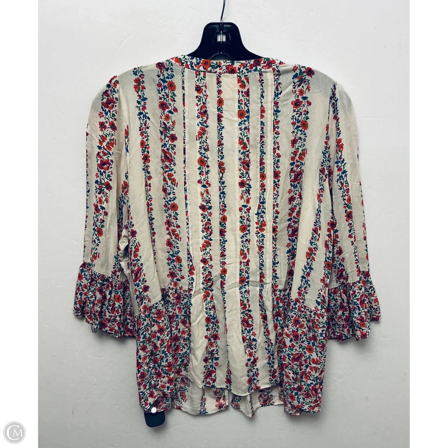 Top Long Sleeve Basic By Maeve In Cream, Size: M