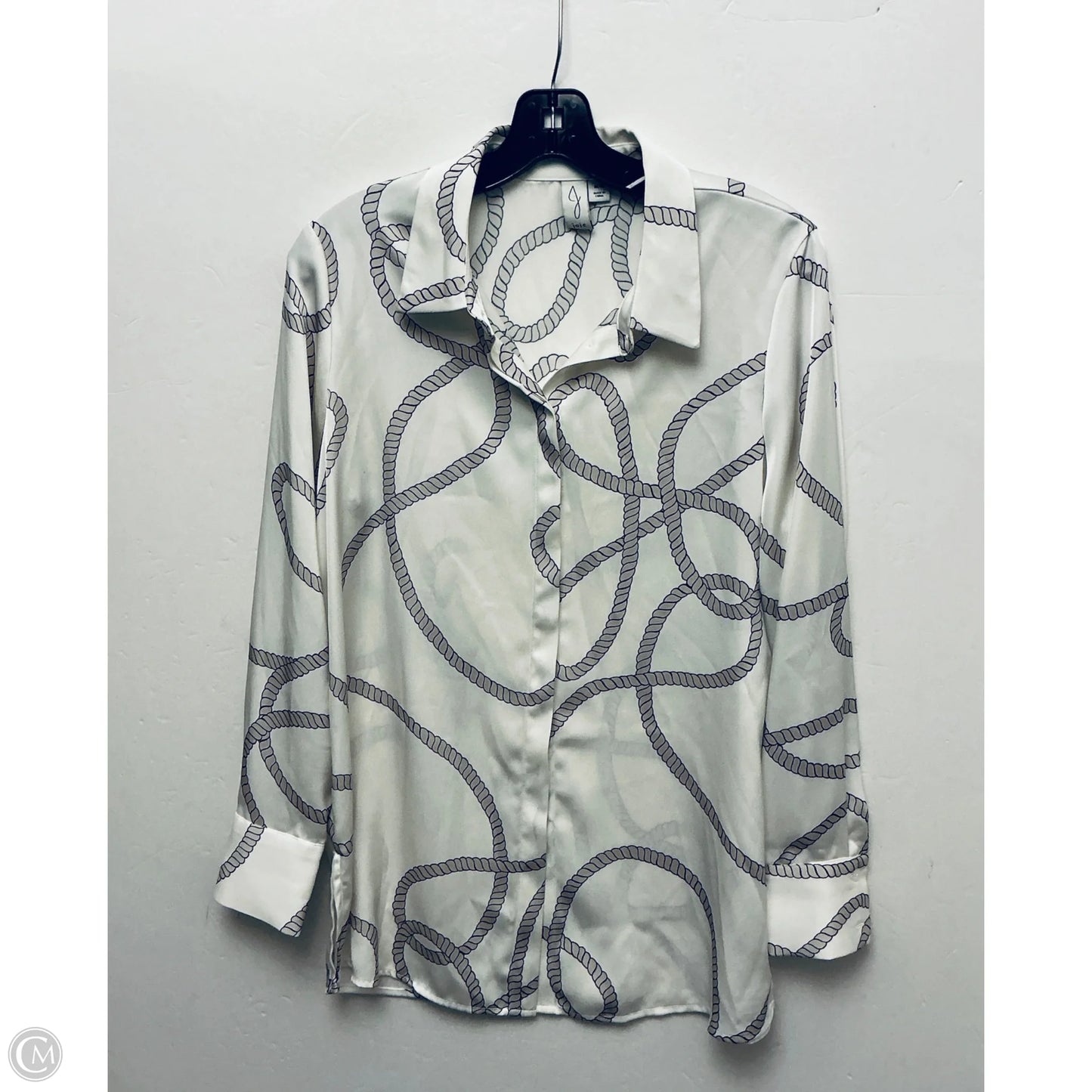Top Long Sleeve Basic By Joie In Cream, Size: M