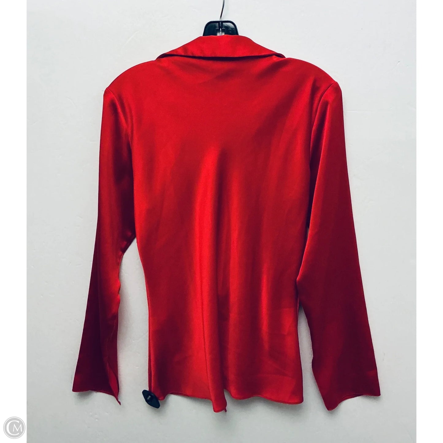 Top Long Sleeve Basic By Zara In Red, Size: Xl