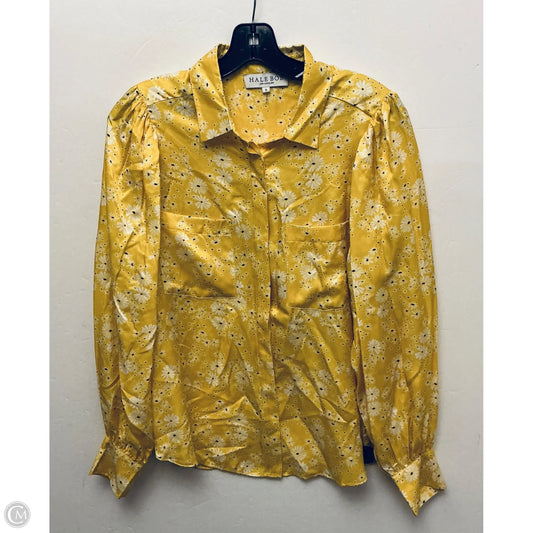Top Long Sleeve Basic By Hale Bob In Yellow, Size: S