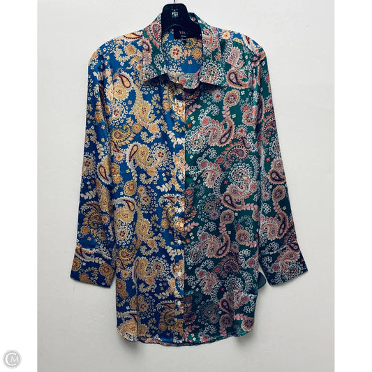 Top Long Sleeve Basic By Vici In Green, Size: S