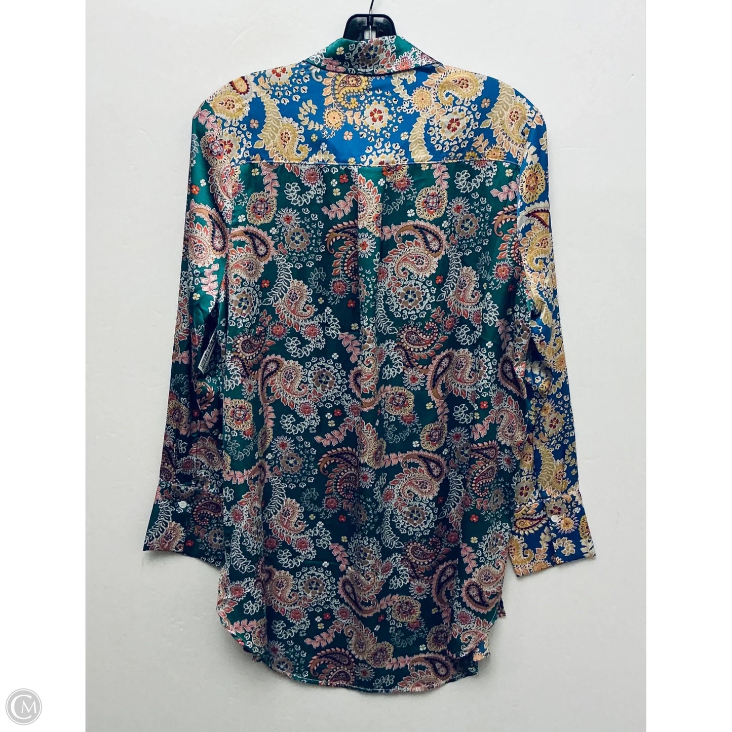 Top Long Sleeve Basic By Vici In Green, Size: S