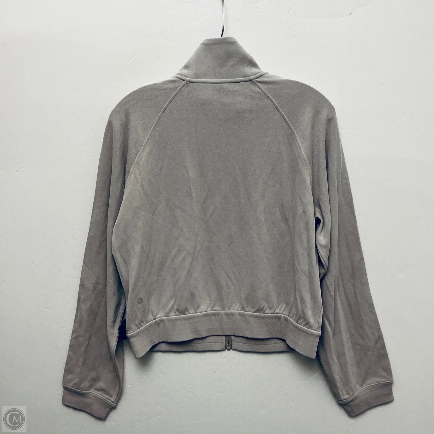 Athletic Jacket By Lululemon In Tan, Size: M