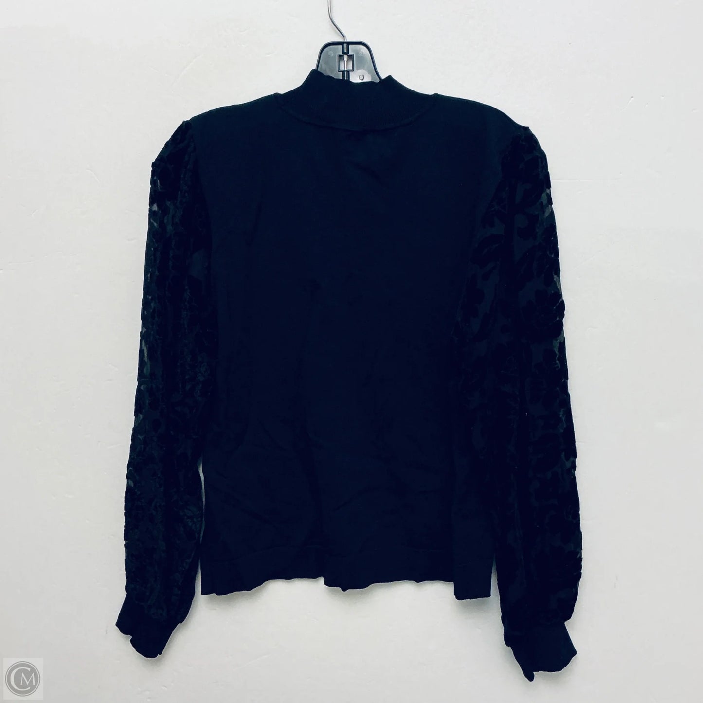 Top Long Sleeve Basic By Inc In Black, Size: L