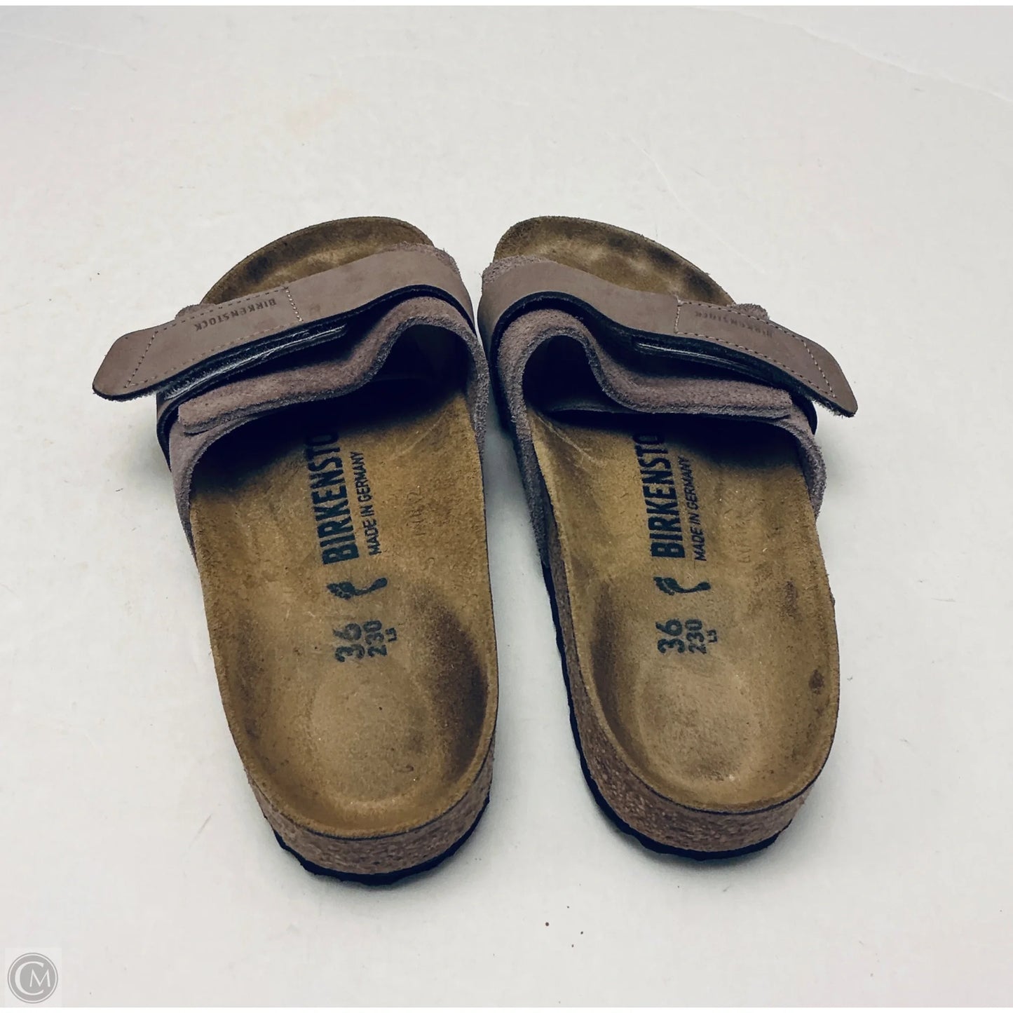 Sandals Flats By Birkenstock In Brown, Size: 6