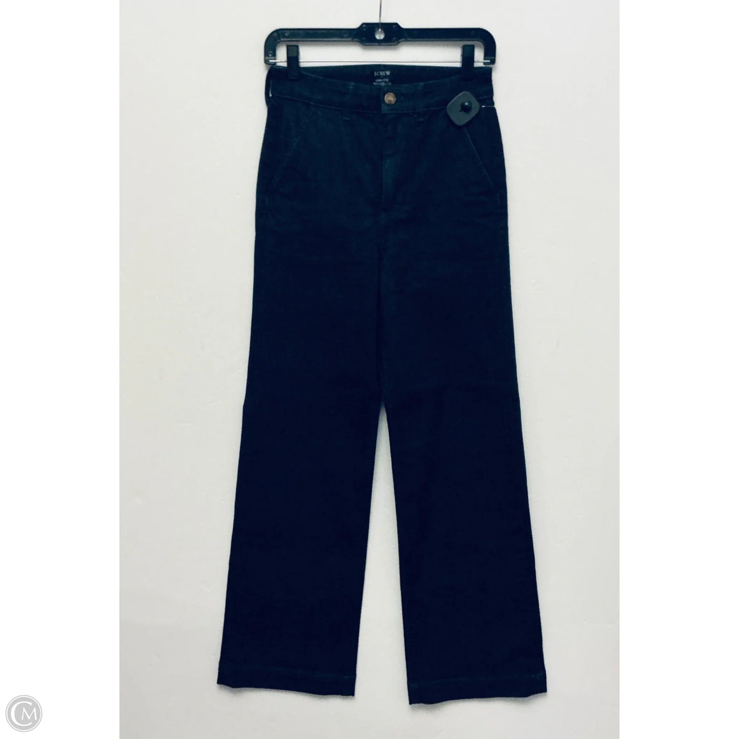Jeans Straight By J. Crew In Blue Denim, Size: 0