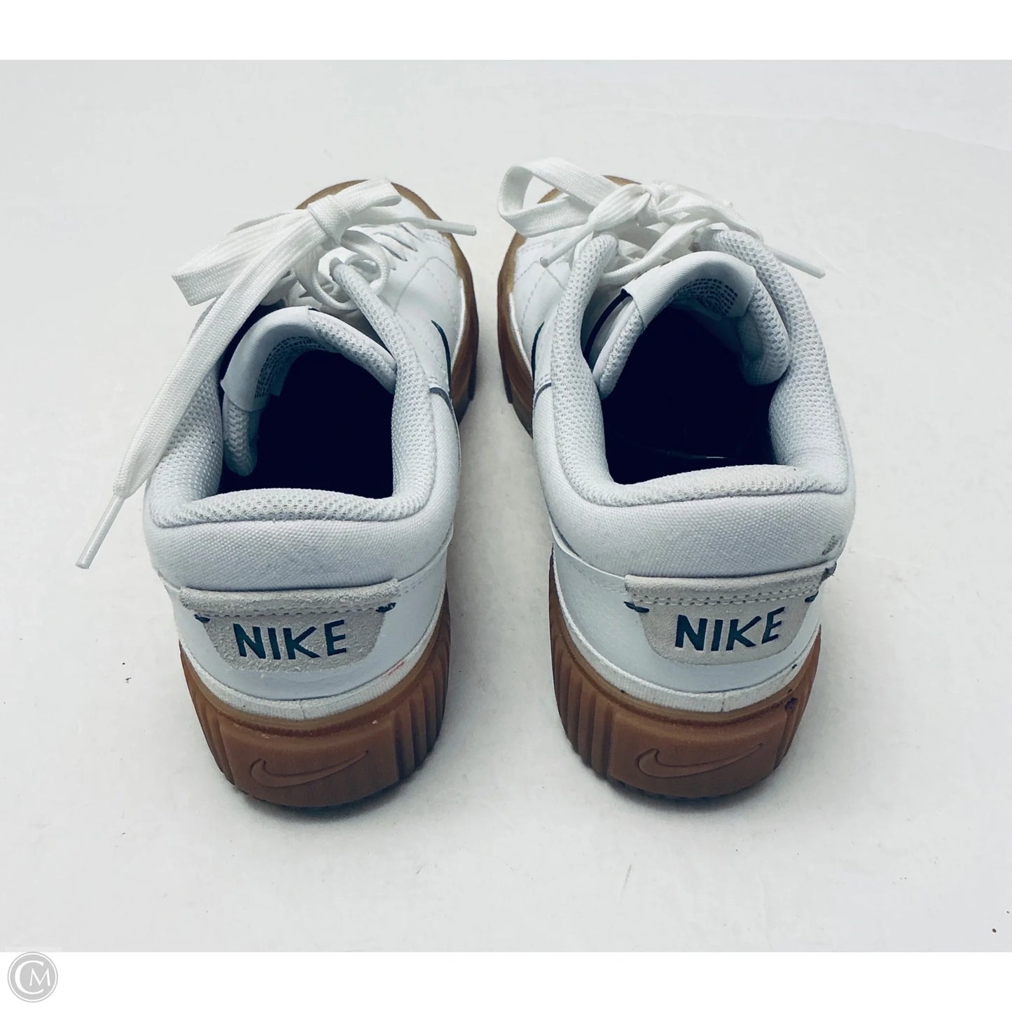 Shoes Athletic By Nike In White, Size: 8.5