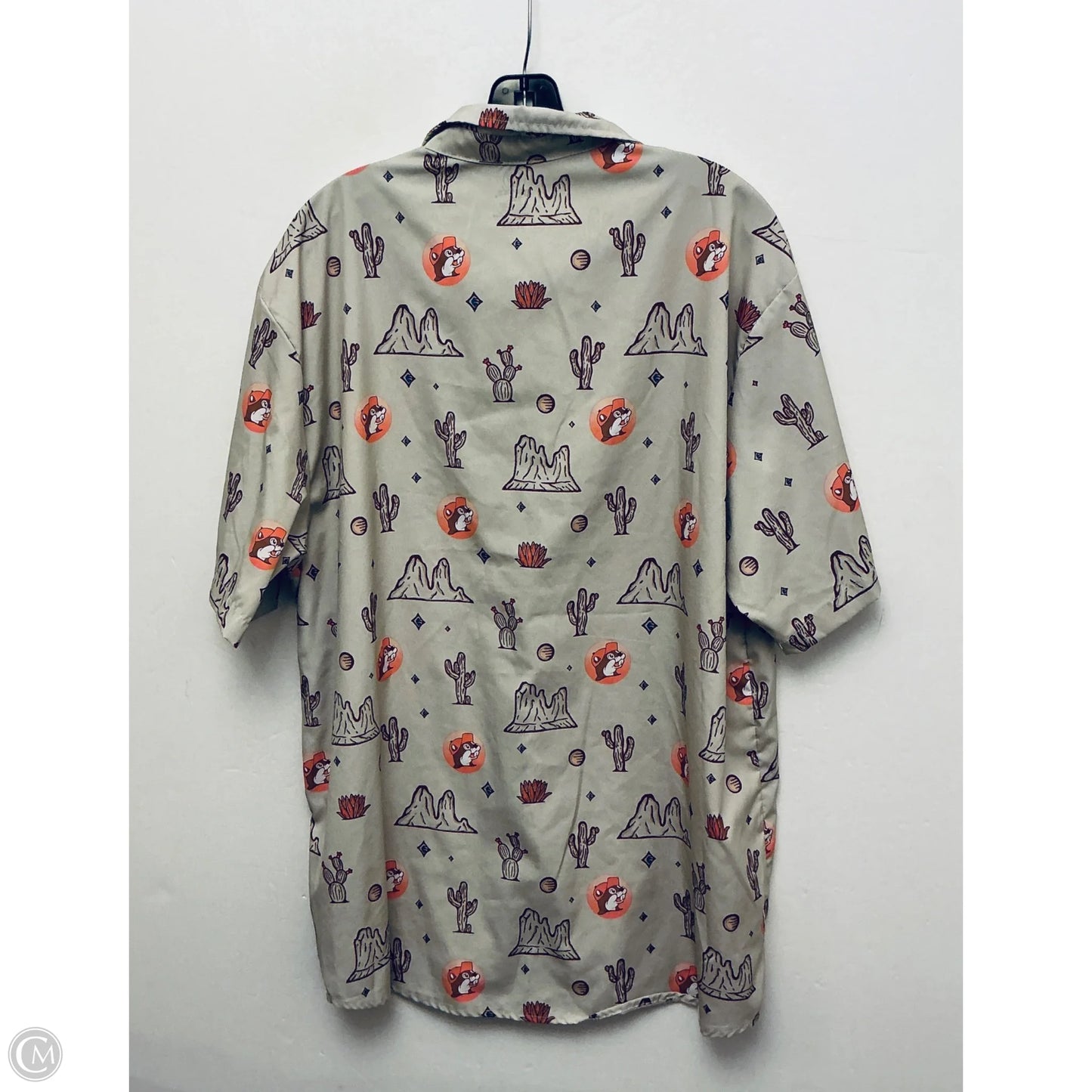 Top Short Sleeve Basic By Cme In Brown, Size: 2x