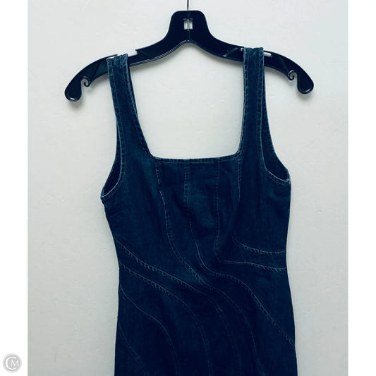 Dress Casual Short By Vici In Blue Denim, Size: S