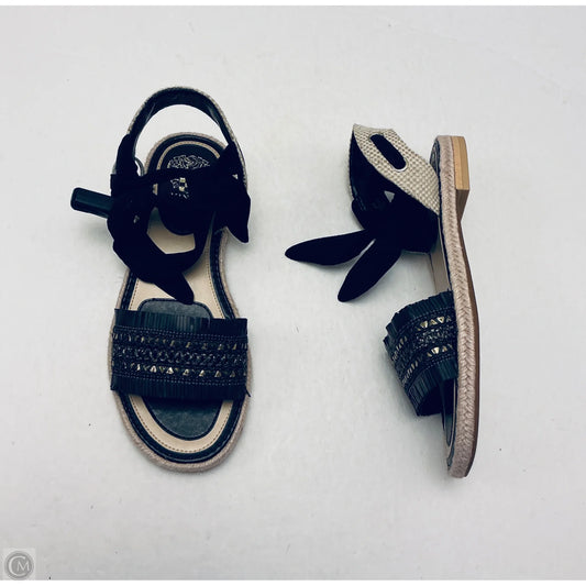 Sandals Flats By Vince Camuto In Black, Size: 9