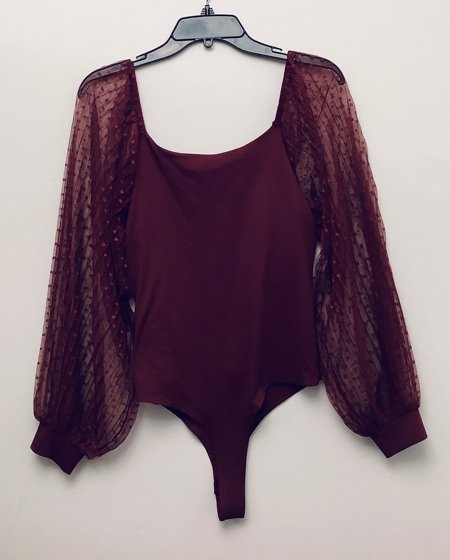 Bodysuit By Clothes Mentor In Red, Size: M