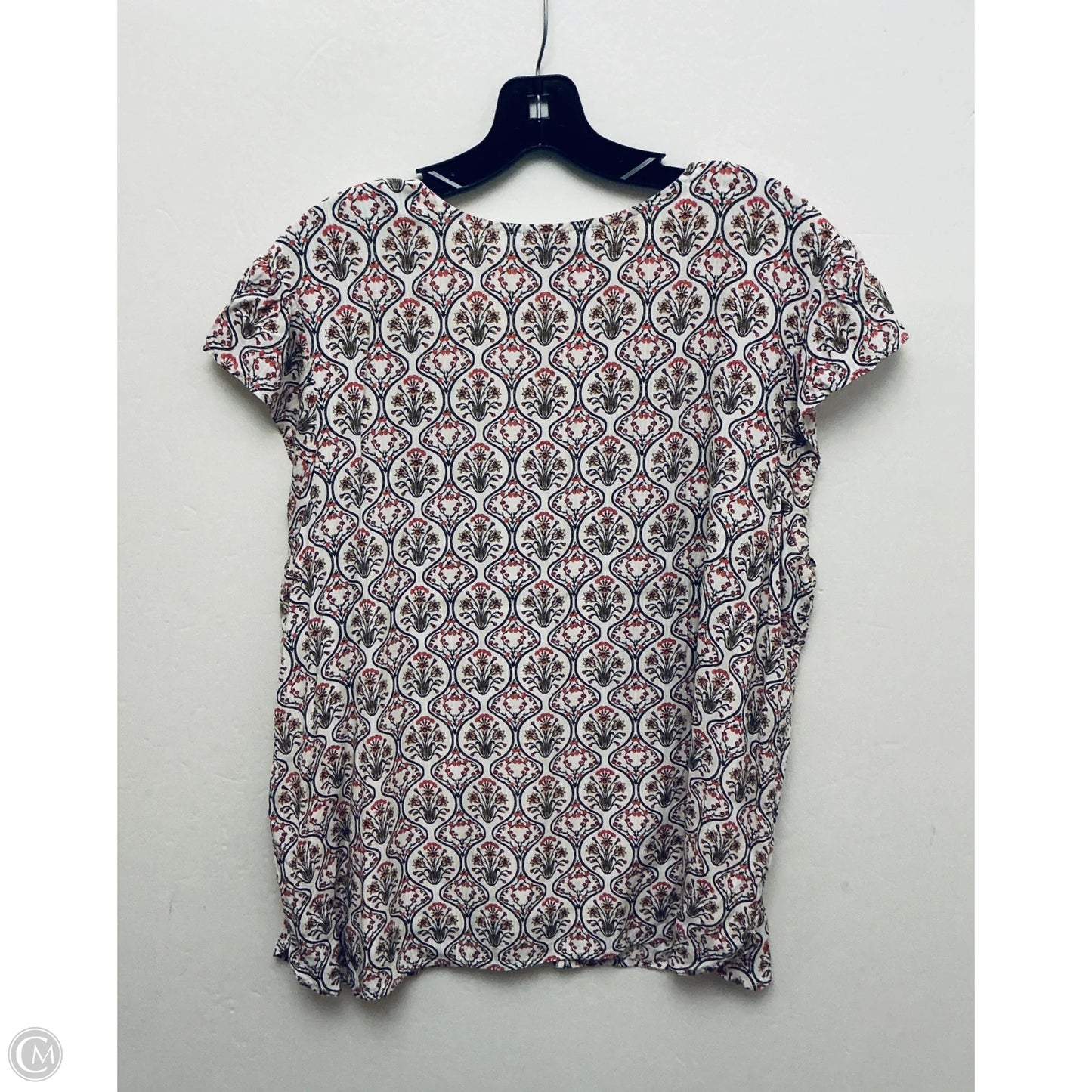 Top Short Sleeve Basic By Loft In Brown, Size: Xl