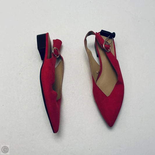 Shoes Flats By Ann Taylor In Pink, Size: 8.5