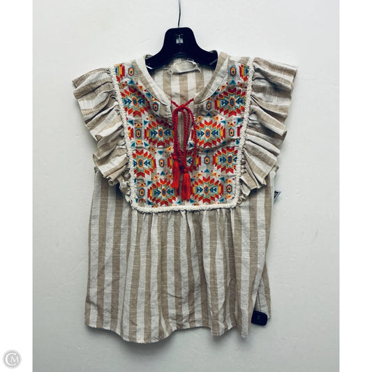 Top Sleeveless Basic By Savanna Jane In Brown, Size: M