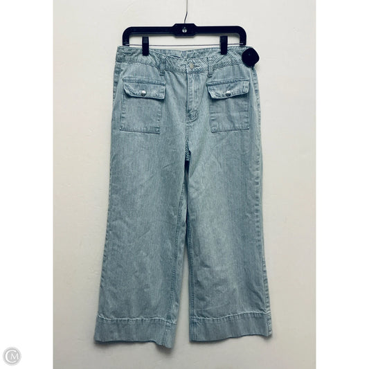 Jeans Cropped By Cme In Blue Denim, Size: 10