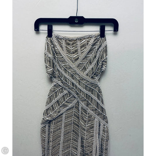 Dress Party Long By Asos In Tan, Size: 8