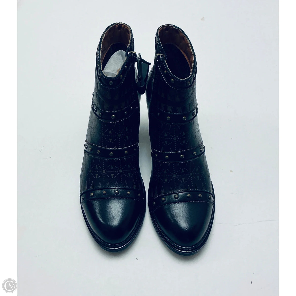 Boots Ankle Heels By Spring Step In Brown, Size: 6.5