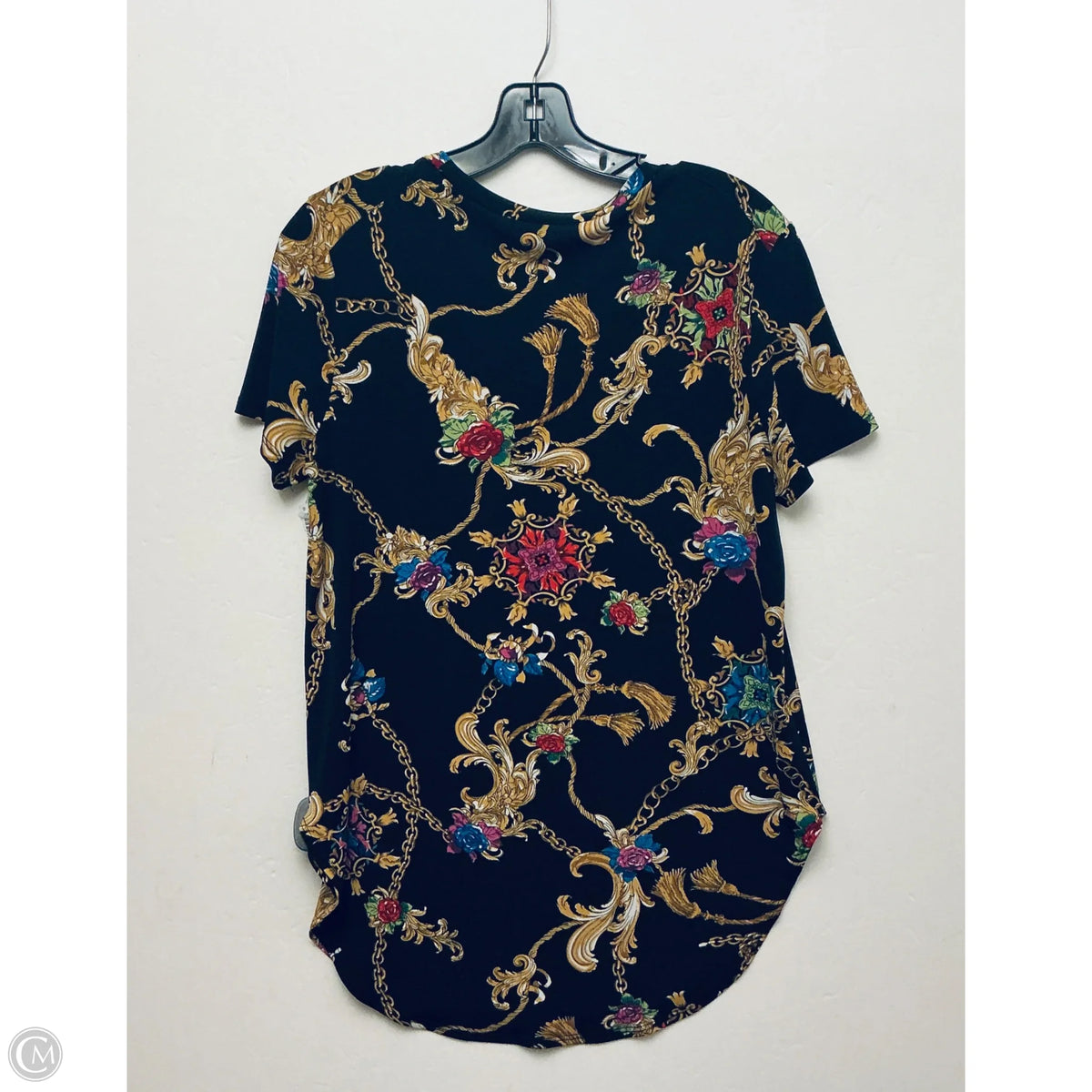 Top Short Sleeve Basic By Joseph Ribkoff In Black, Size: M