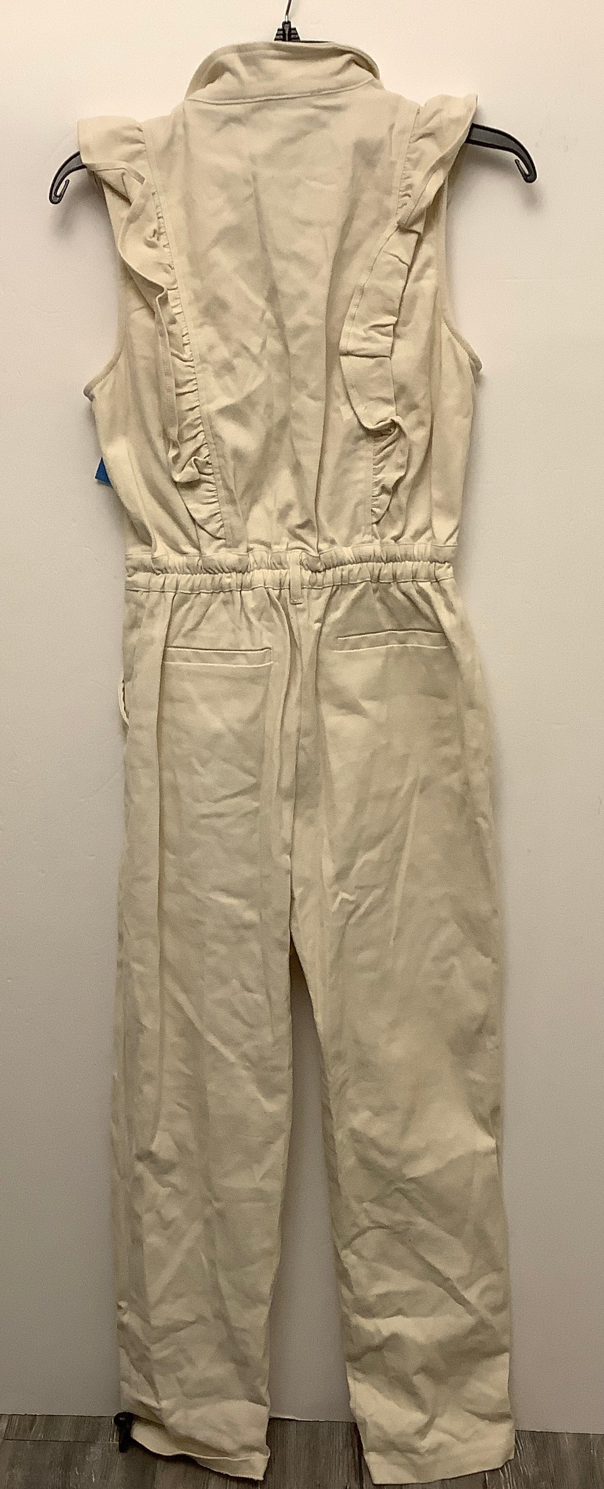 Jumpsuit By Clothes Mentor In Cream, Size: M