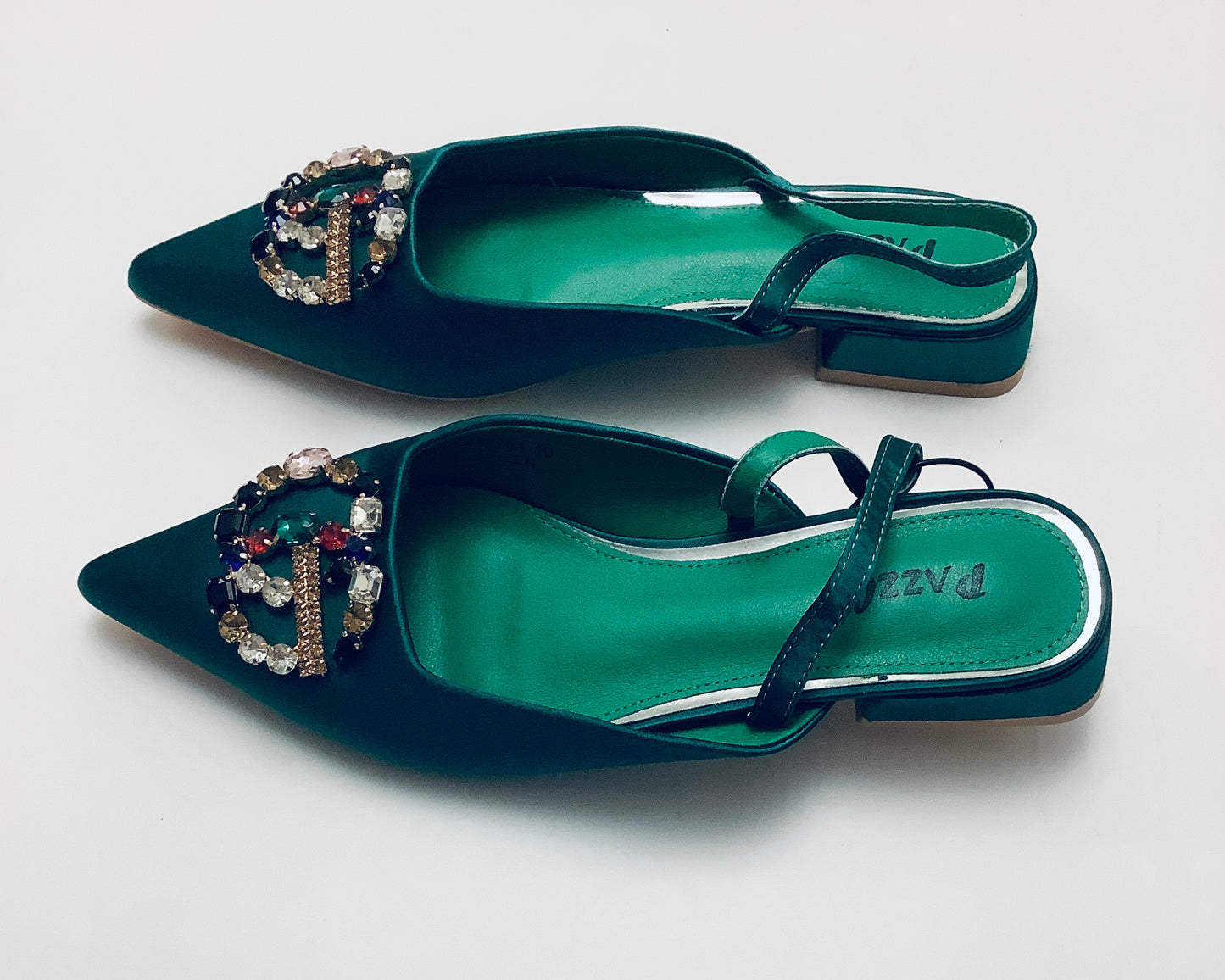 Shoes Flats By Cme In Green, Size: 10