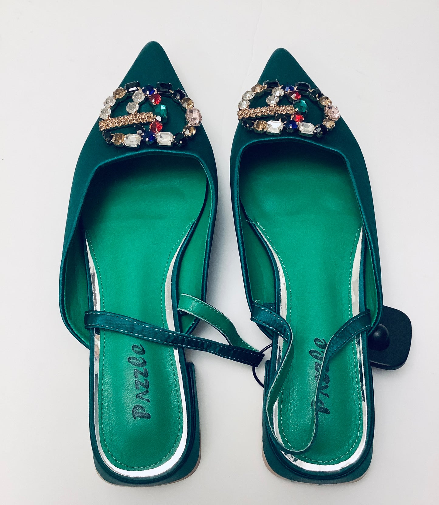 Shoes Flats By Cme In Green, Size: 10