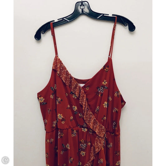 Dress Casual Short By Xhilaration In Orange, Size: Xxl