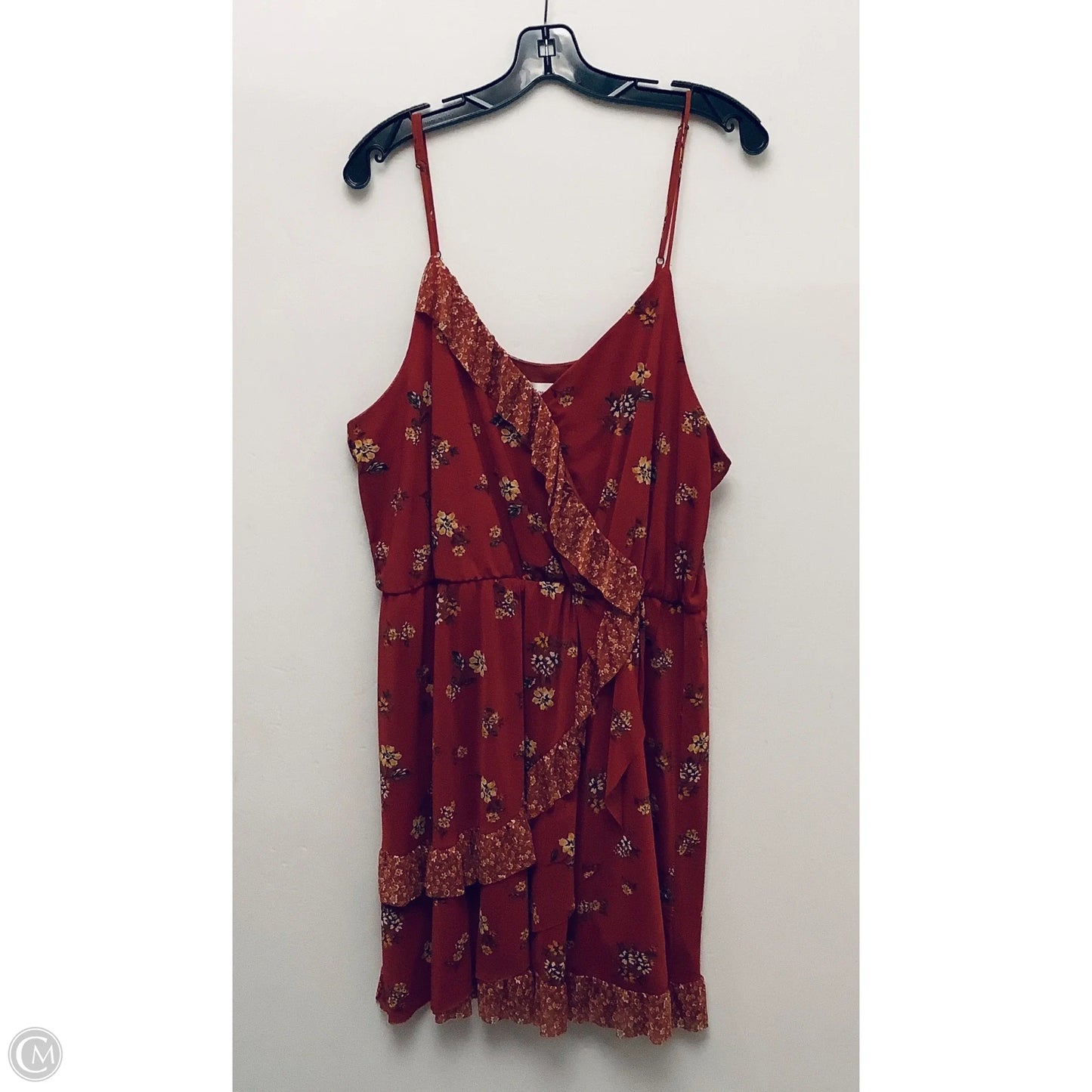 Dress Casual Short By Xhilaration In Orange, Size: Xxl