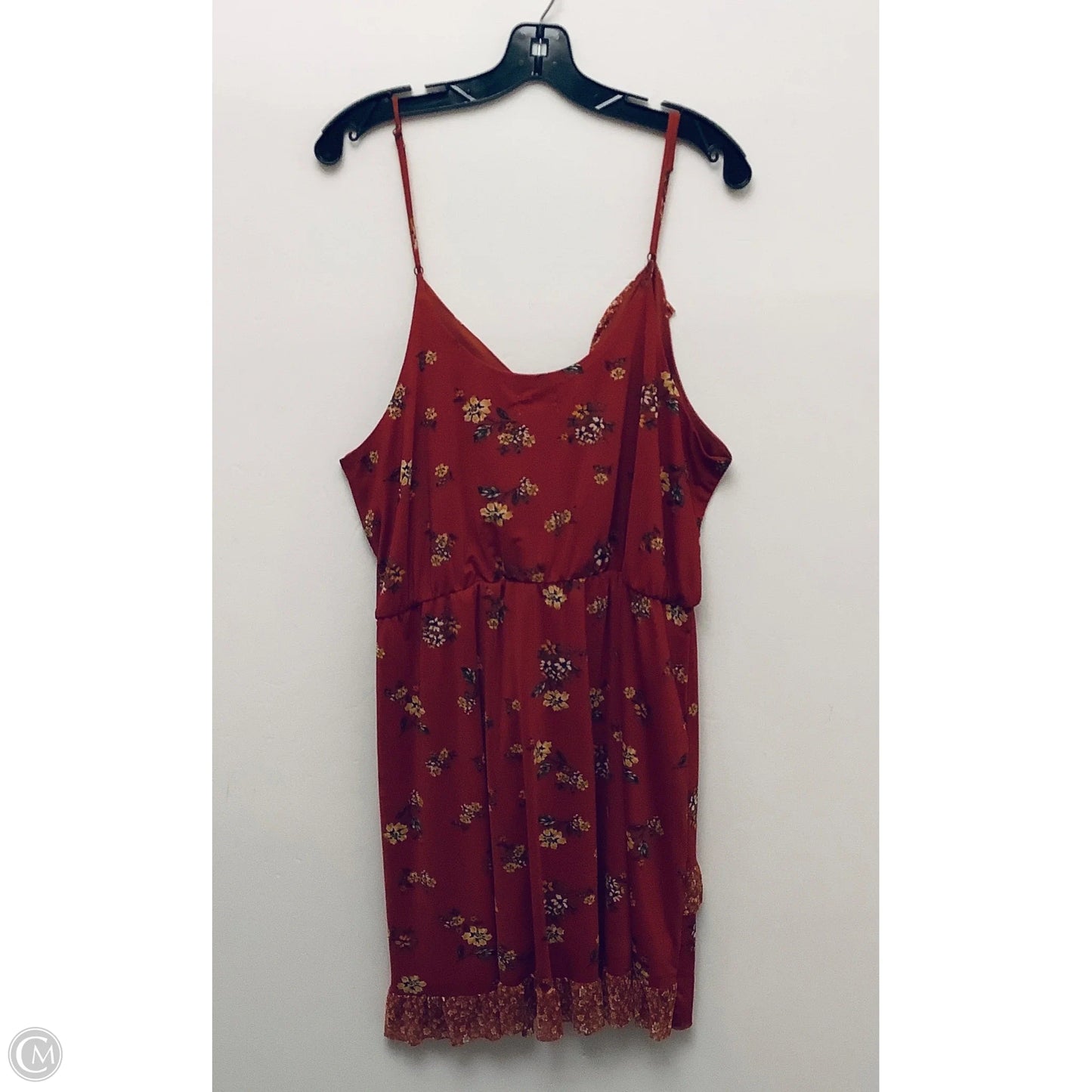 Dress Casual Short By Xhilaration In Orange, Size: Xxl