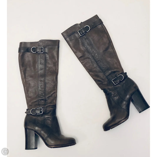 Boots Designer By Frye In Brown, Size: 7.5