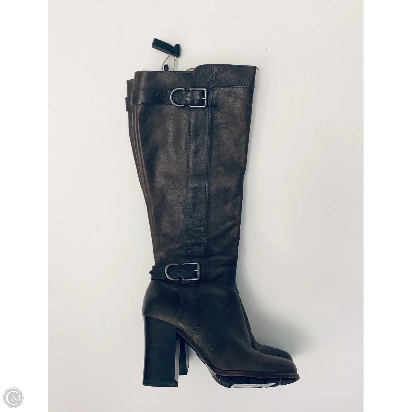Boots Designer By Frye In Brown, Size: 7.5