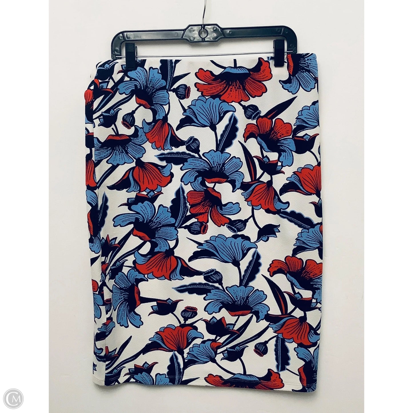 Skirt Midi By Jules & Leopold In Floral Print, Size: L