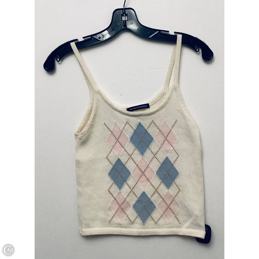 Top Sleeveless Basic By Brandy Melville In Cream, Size: S